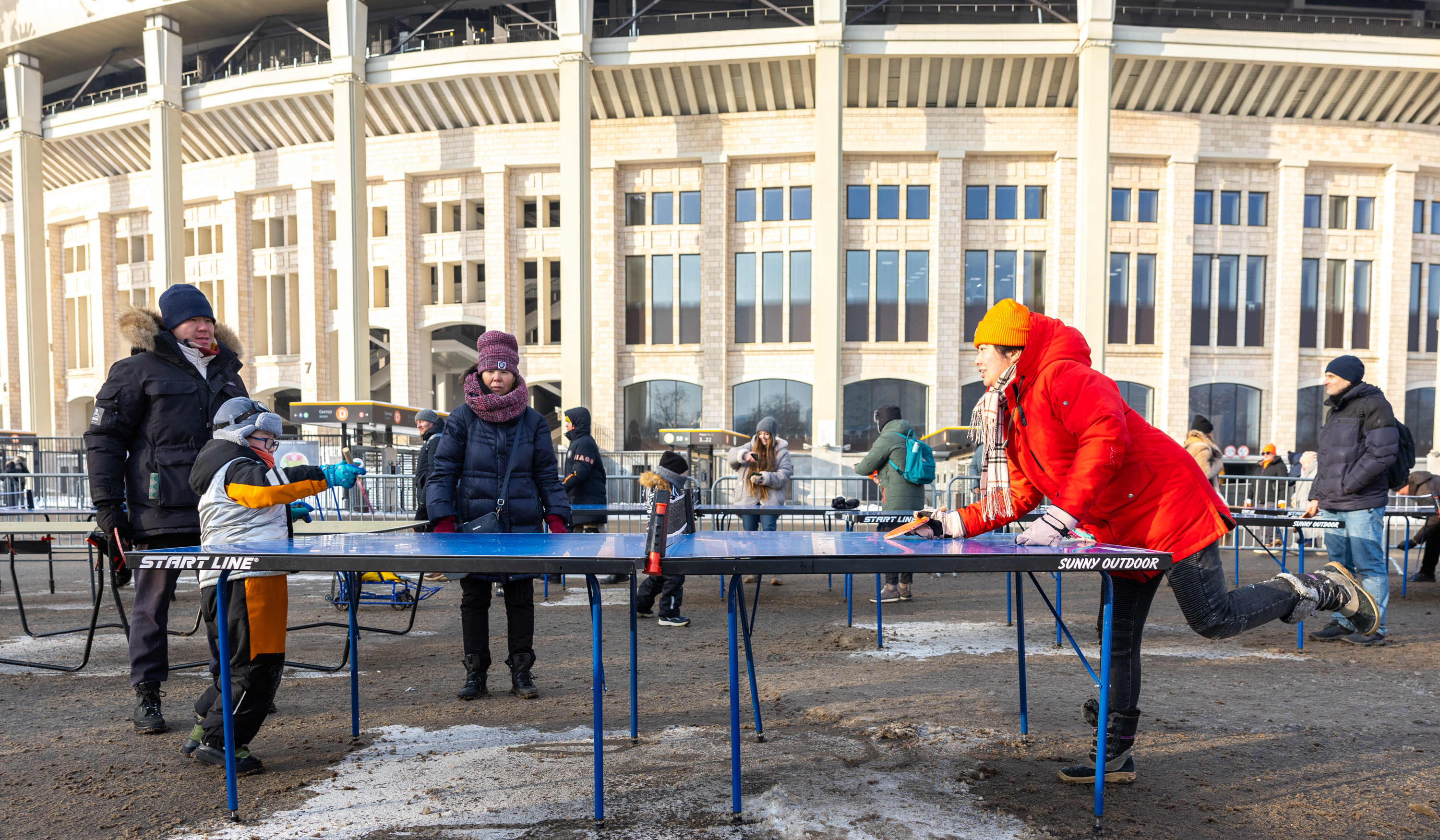 Зимний день московского спорта в Лужниках