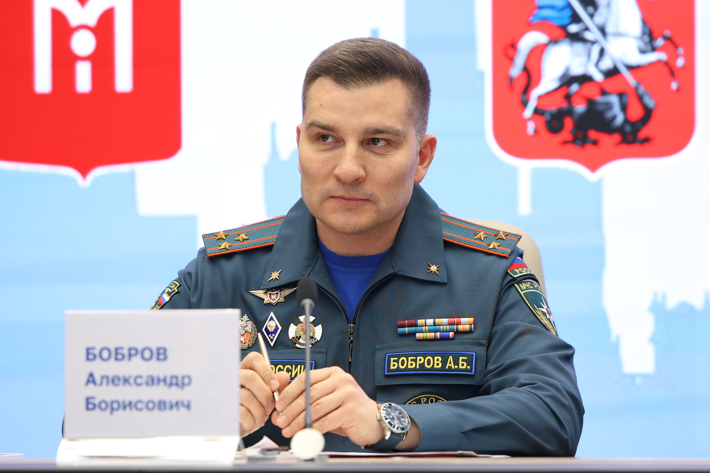 Фоторепортаж с пресс-конференции «Основные вопросы пожарной безопасности в весенне-летний период»