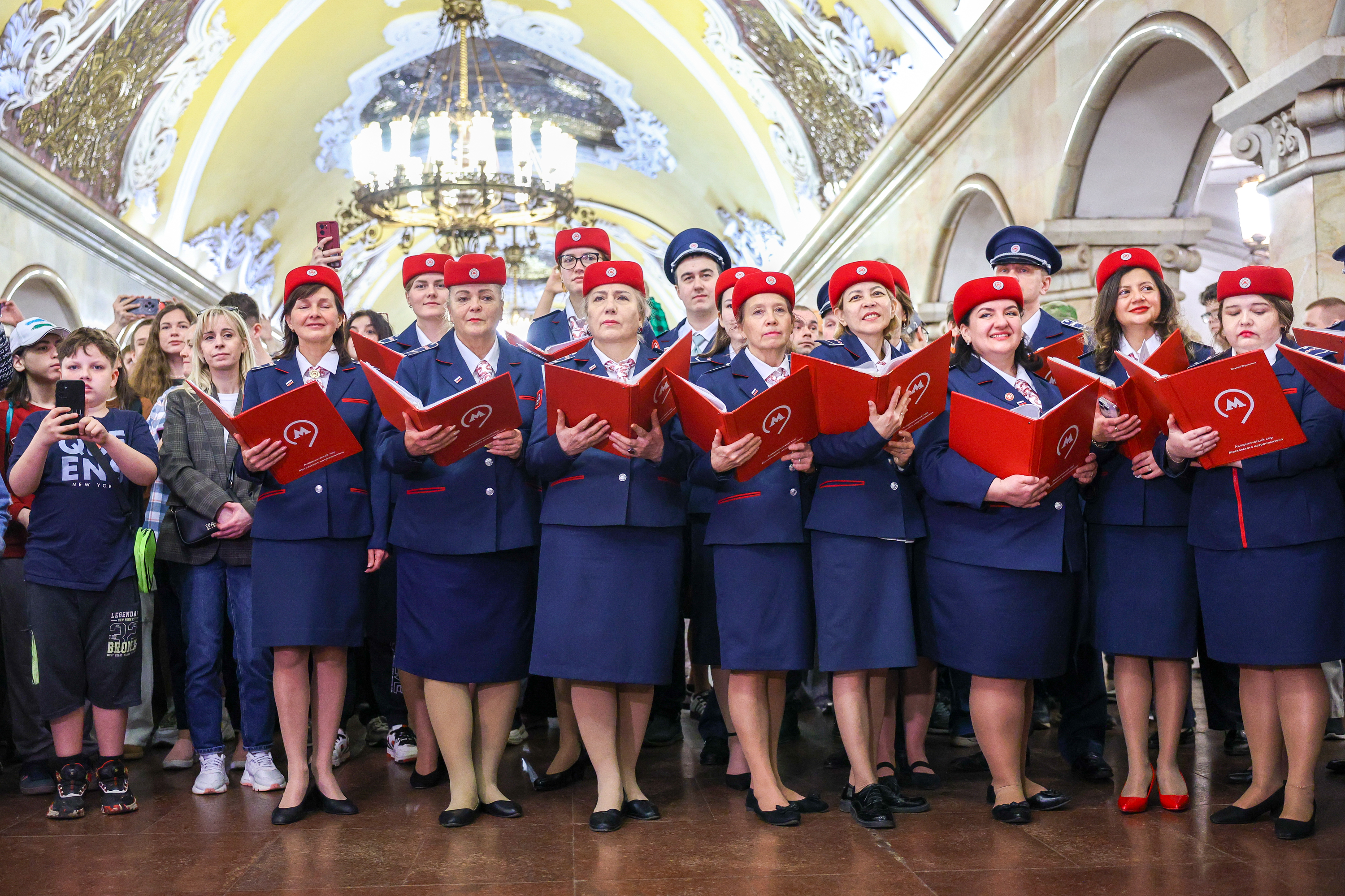 Парад поездов к 91-летию Московского метрополитена
