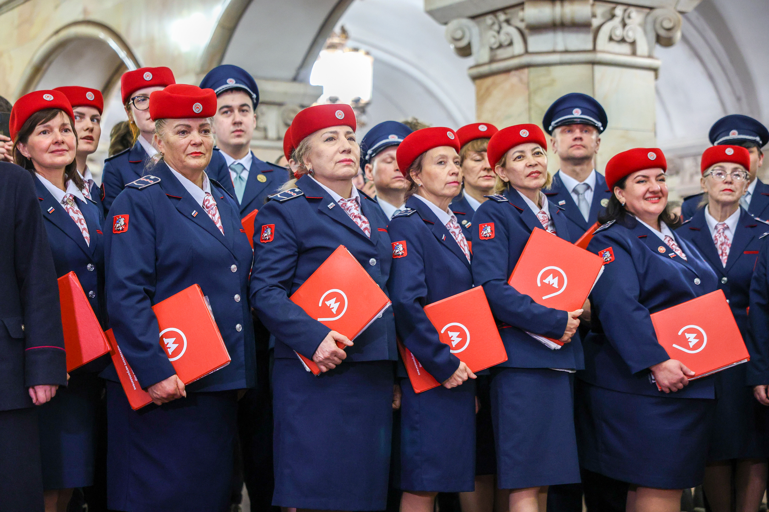 Парад поездов к 91-летию Московского метрополитена