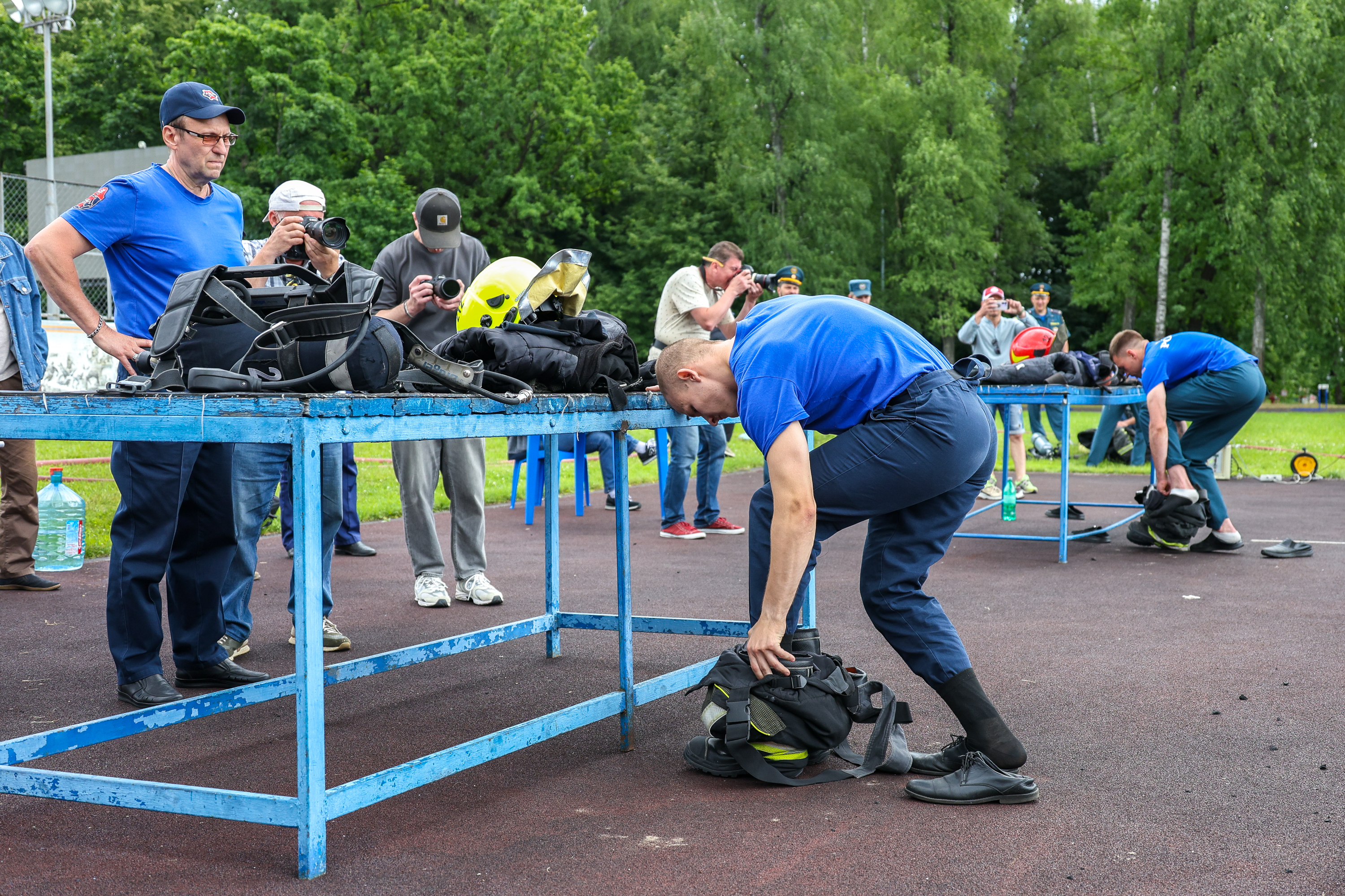 Пресс-мероприятие в рамках конкурса профессионального мастерства «Московские мастера» по профессии «Пожарный»