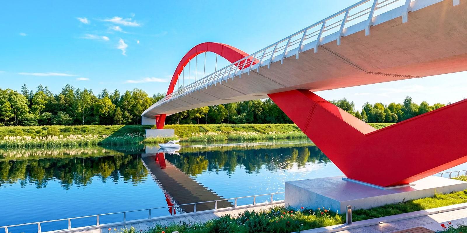 Мост в сторону парка «Фили» построят с минимальным количеством опор