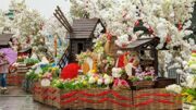 Свыше 100 декоративных конструкций украсили Москву в преддверии Пасхи
