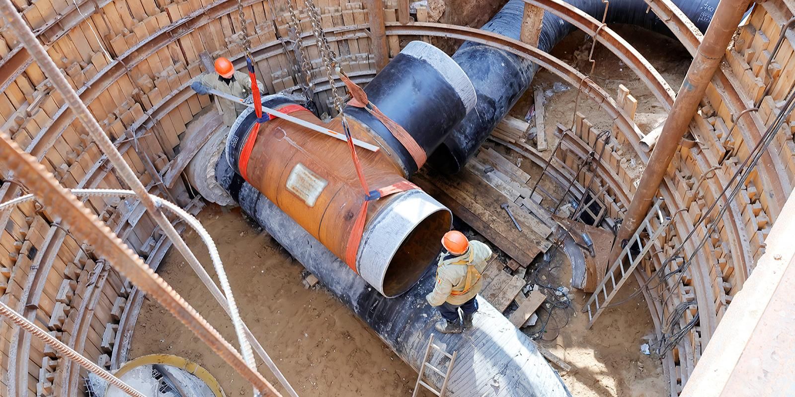 Врезку нового газопровода в действующую систему завершили в Академическом районе
