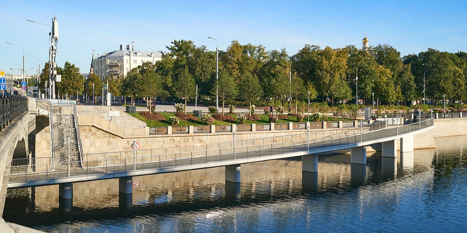 Началось голосование за название нового пешеходного моста на Болотной набережной