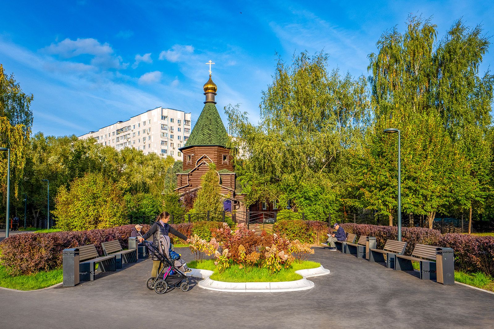 Собянин: В Москве завершили благоустройство этнографической деревни «Бибирево»