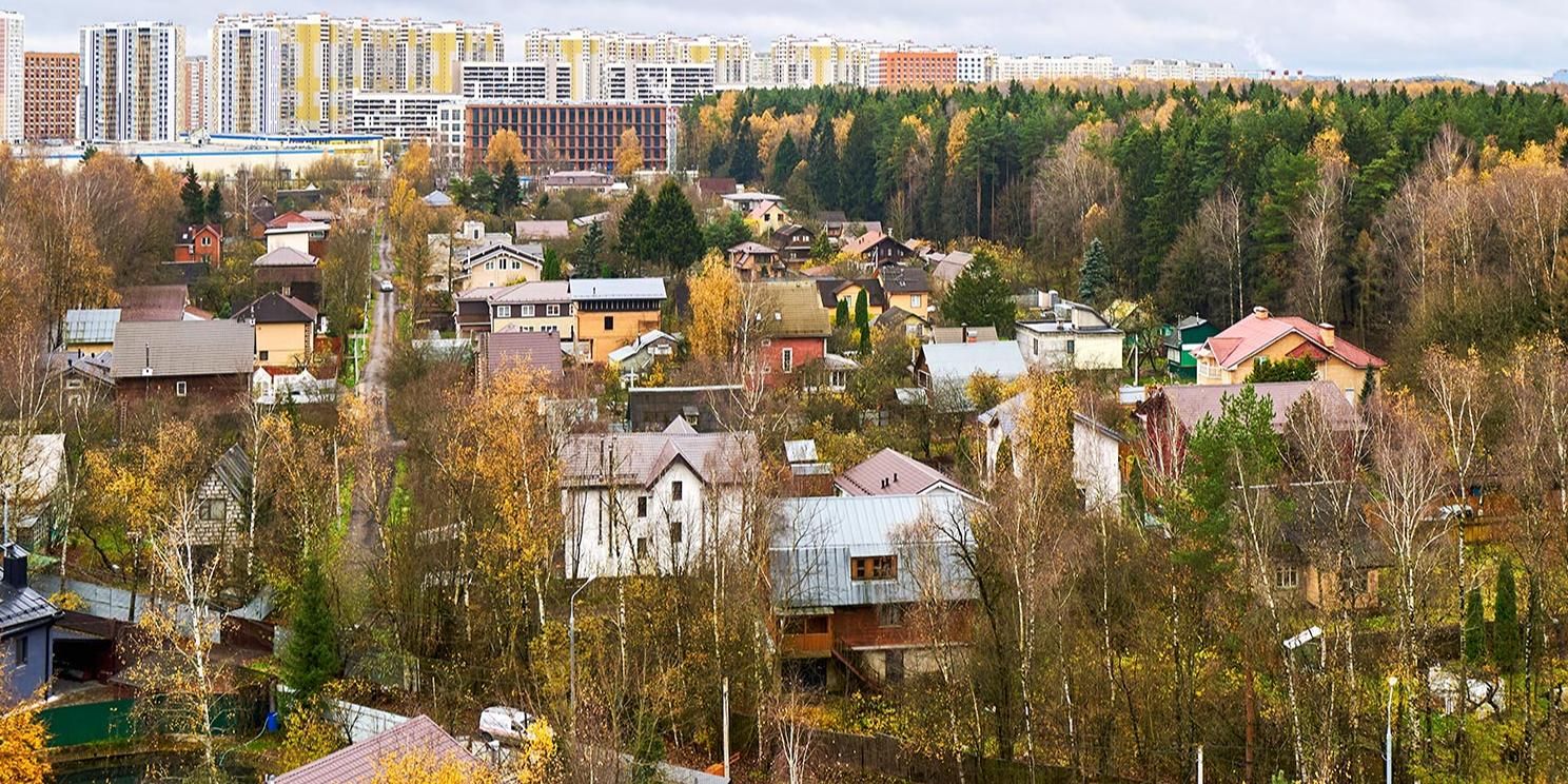 В Москве за девять месяцев продали 81 участок для строительства частных домов